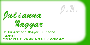 julianna magyar business card